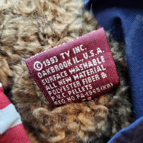 Patriotic Uncle Sam Ty Beanie Babies Bear Samuel I - Picture 4 of 4